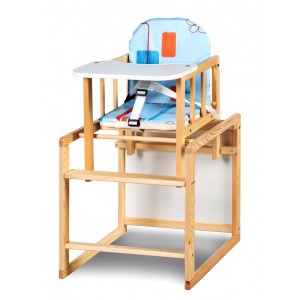 Stolička na kŕmenie 2v1 AGA, borovica